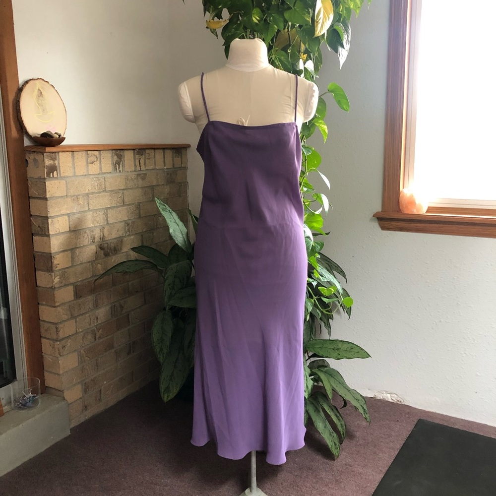 Vintage Sheer Purple Slip Dress